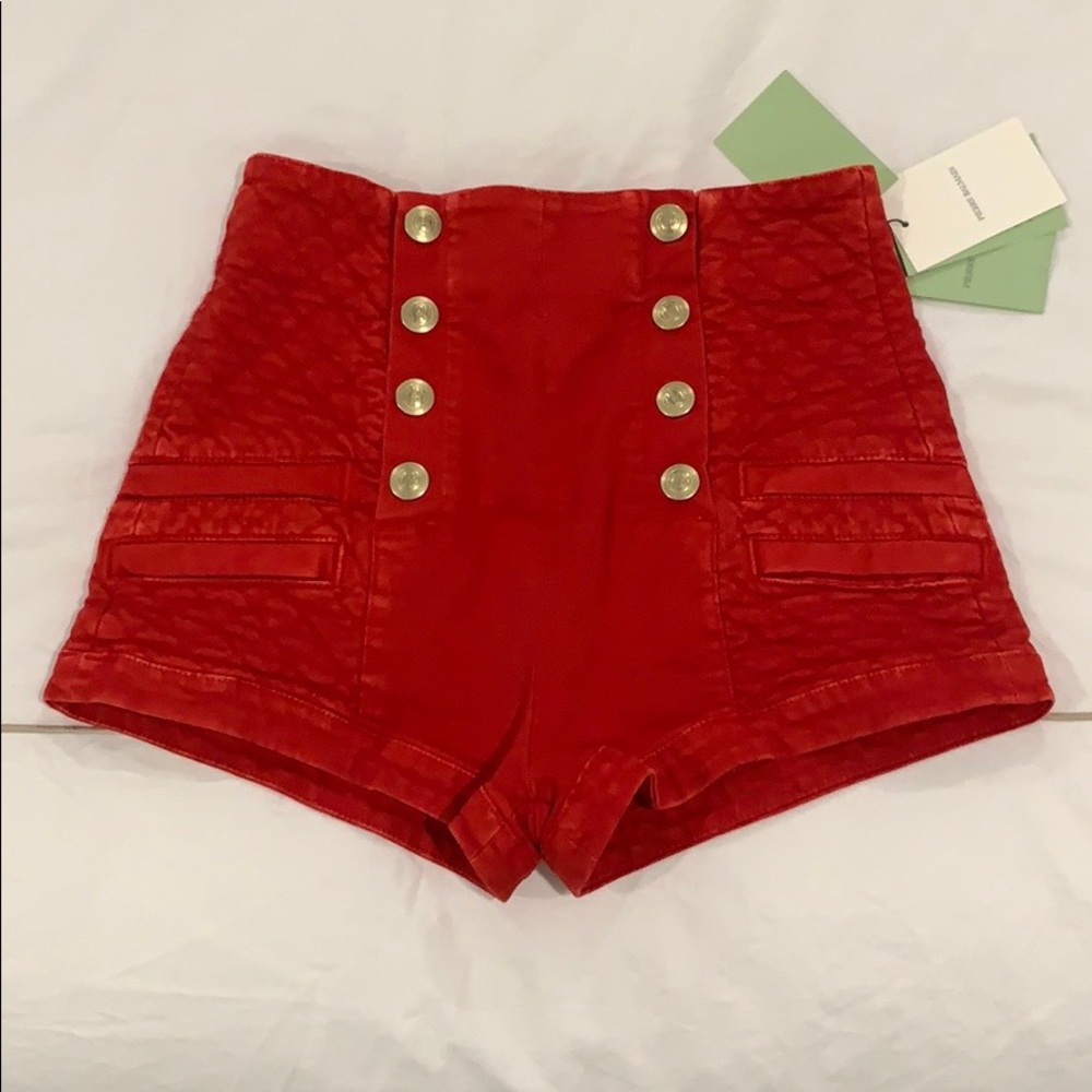 Pierre Balmain Red Shorts